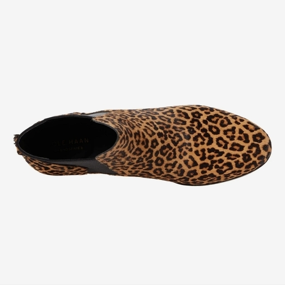 Cole Haan Gia Printed Haircalf Ankle Bootie Size 6.5 - Picture 3 of 17